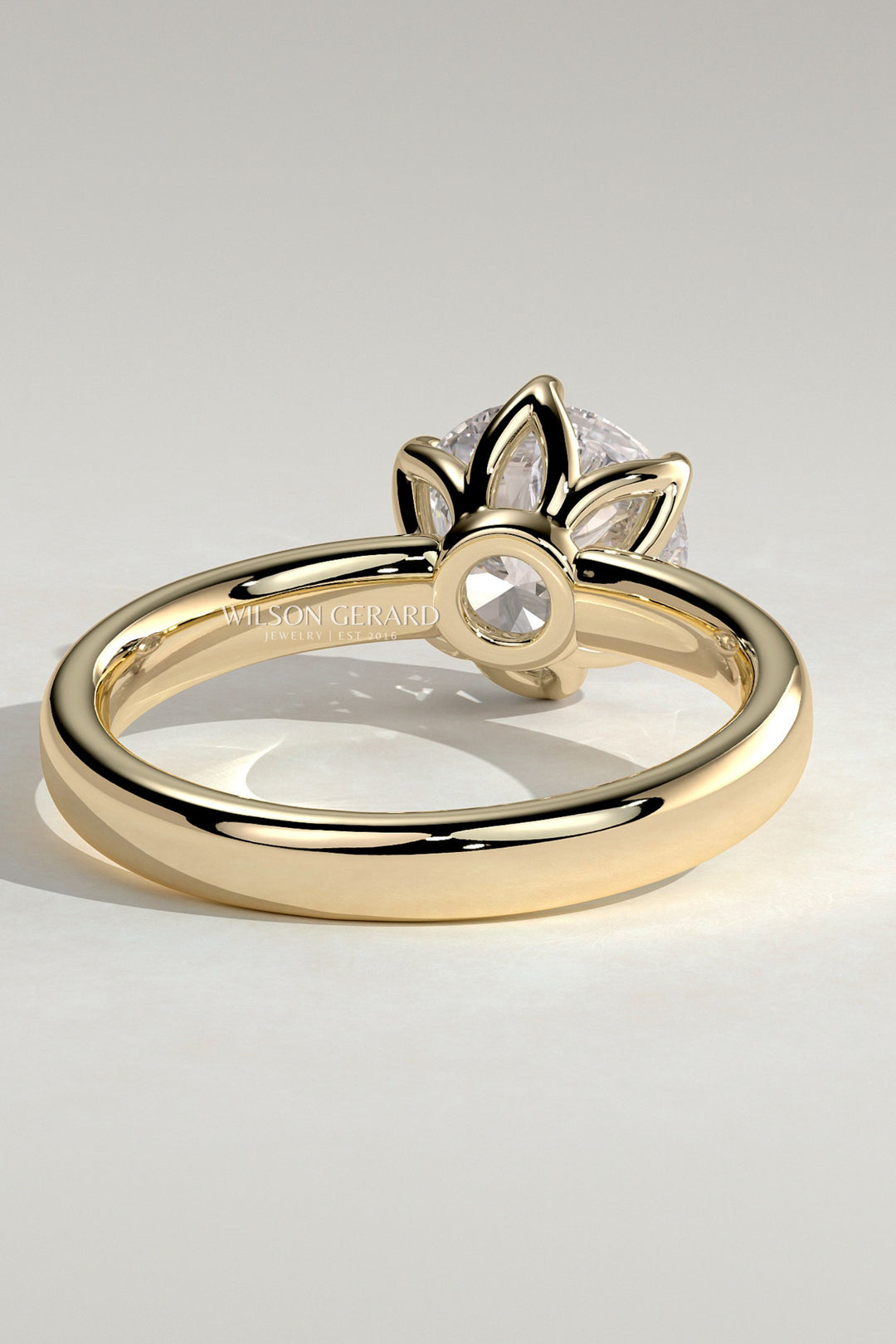 2.0 CT Round Cut Solitaire Lab Grown Diamond Engagement Ring For Her