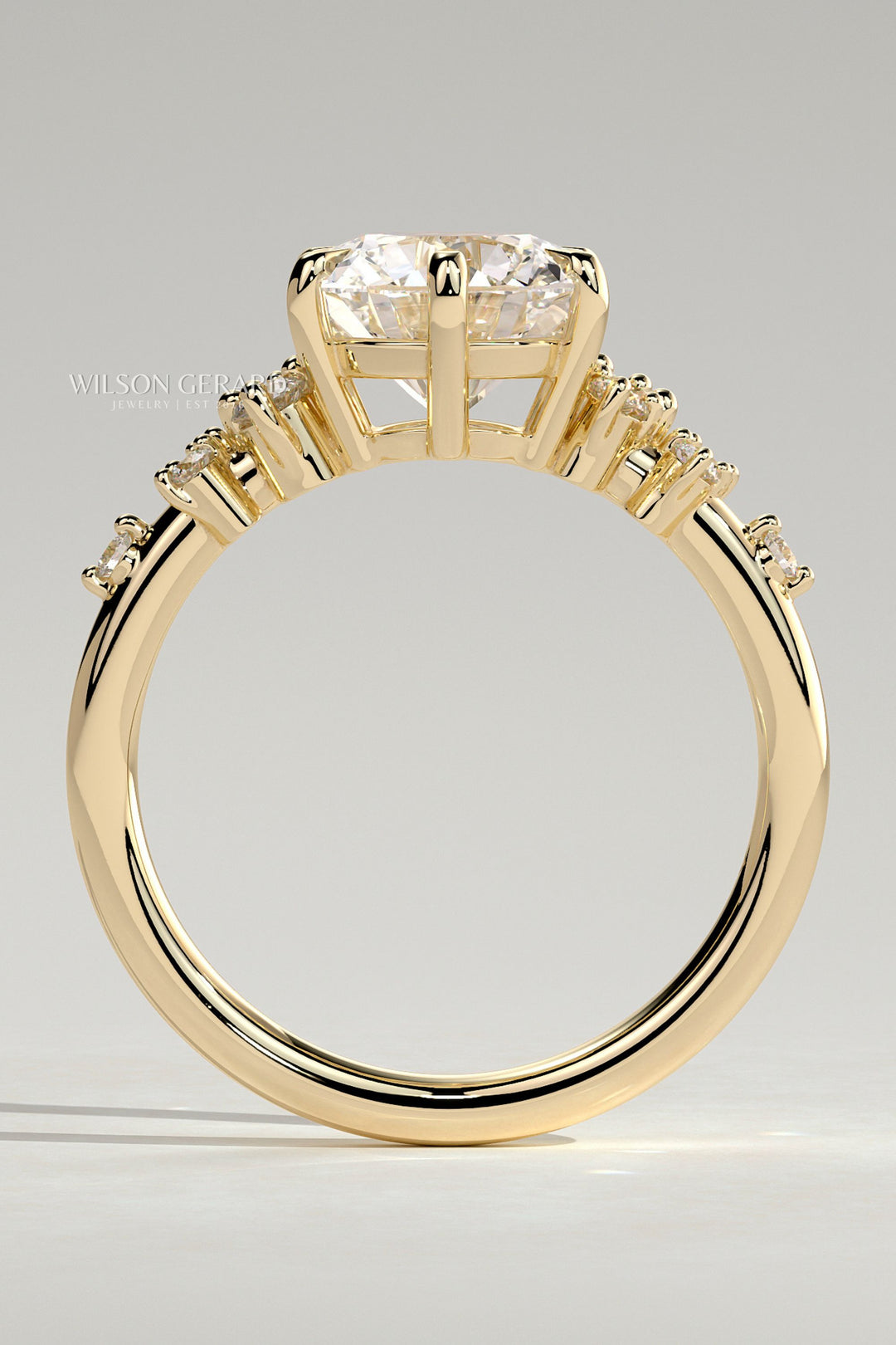 2ct round engagement ring