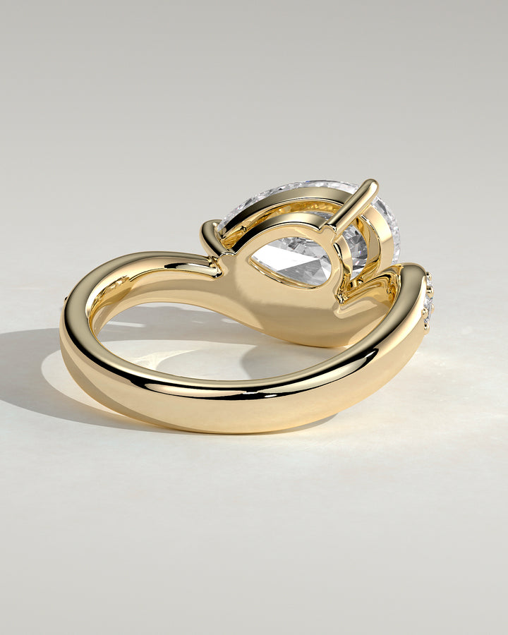 2.0 carat pear lab diamond