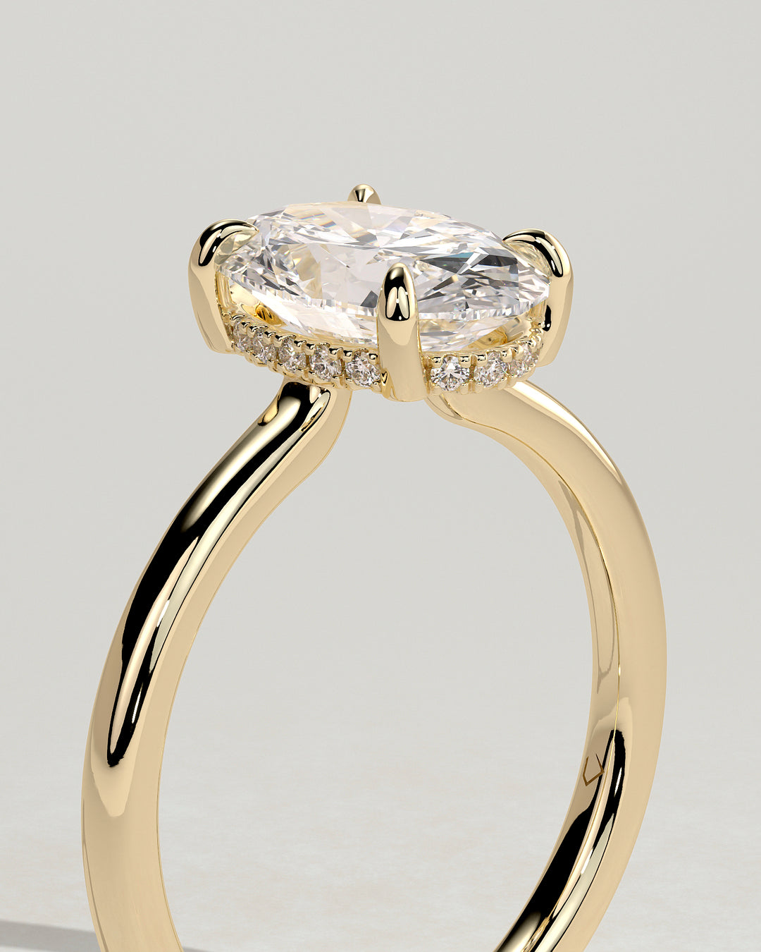 2ct oval engagement ring