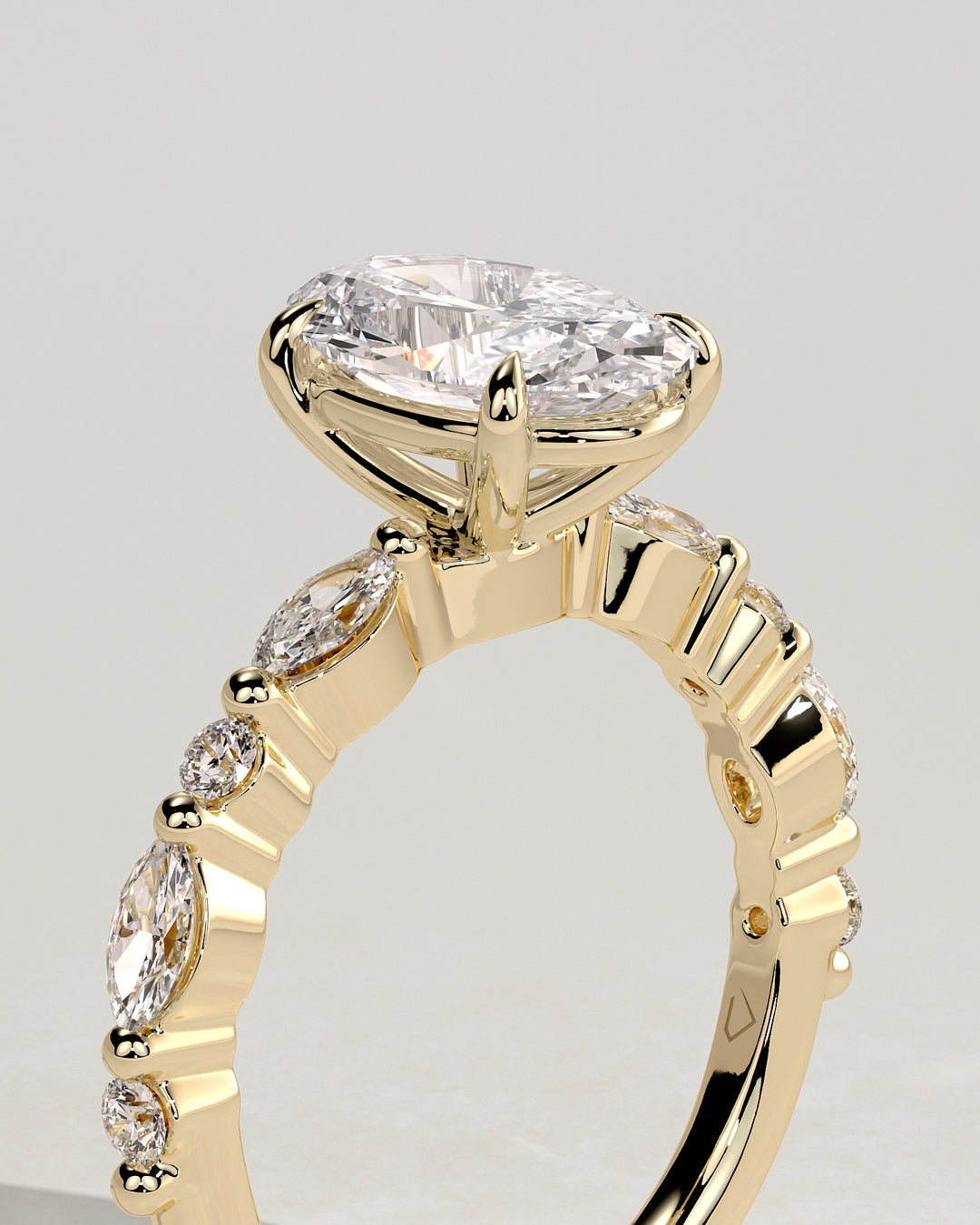 2.5ct oval engagement ring