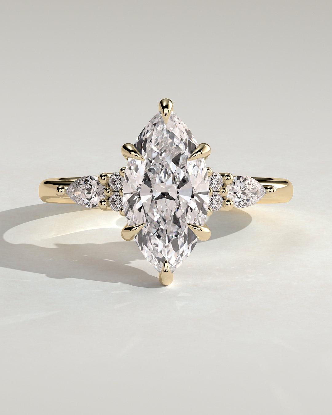 2CT marquise engagement ring.