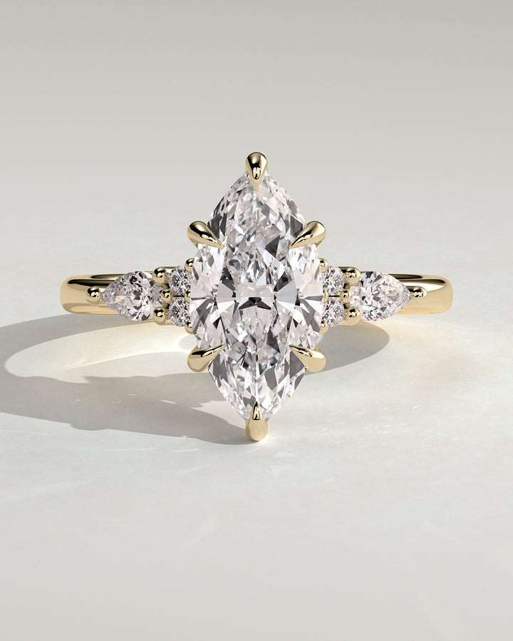 2CT marquise engagement ring.