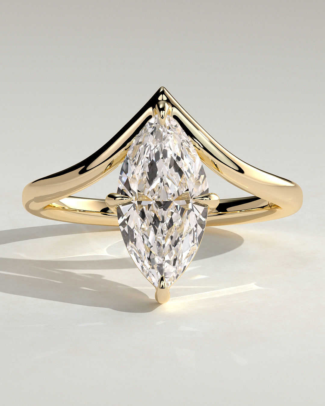 2Ct Marquise Solitaire Engagement Ring