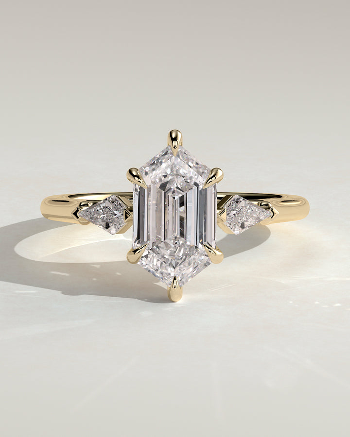 2 CT_Hexagon_Diamond_Engagement_Ring
