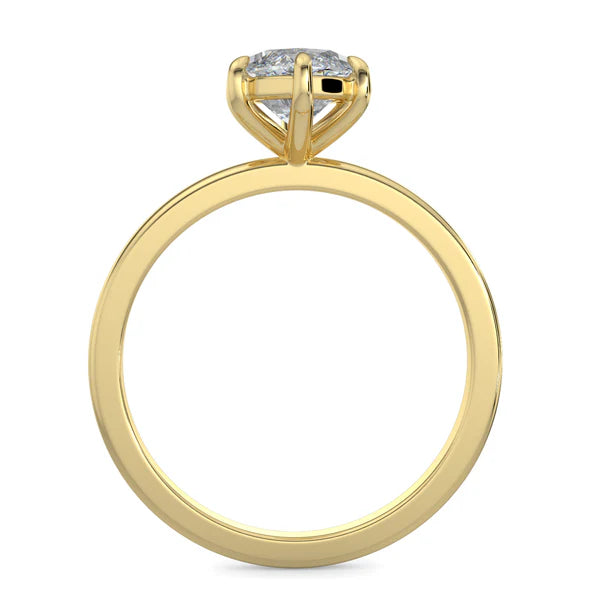 2ct marquise E VS1 lab grown diamond solitaire engagement ring USA