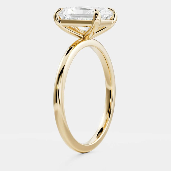 2ct radiant IGI lab grown diamond solitaire engagement ring USA