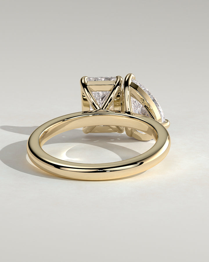 2 carat Toi et Moi diamond ring