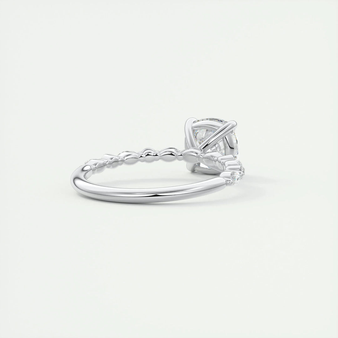 2ct Cushion F- VS1 Lab Grown Diamond Engagement Ring