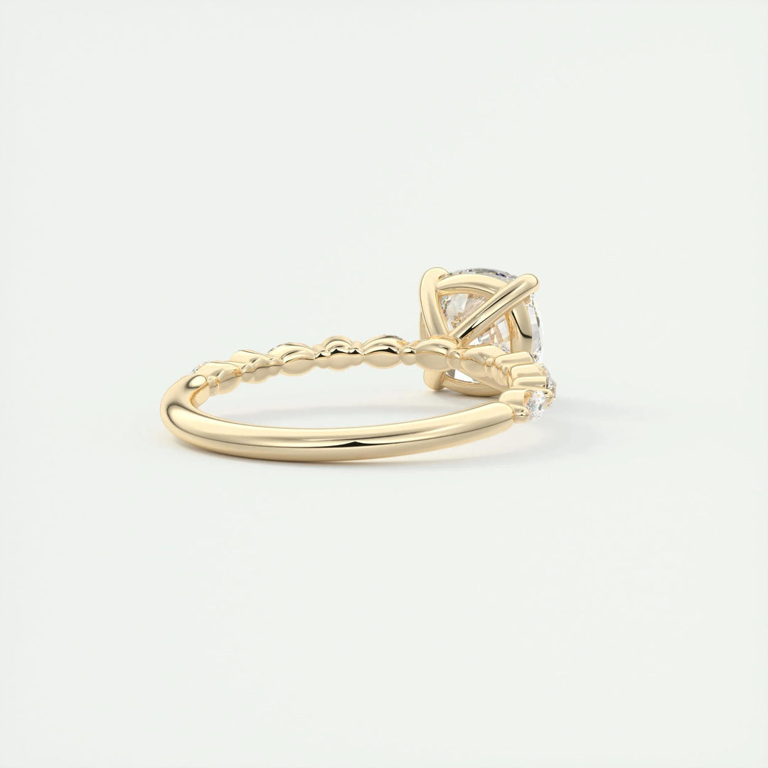 2ct Cushion F- VS1 Lab Grown Diamond Engagement Ring