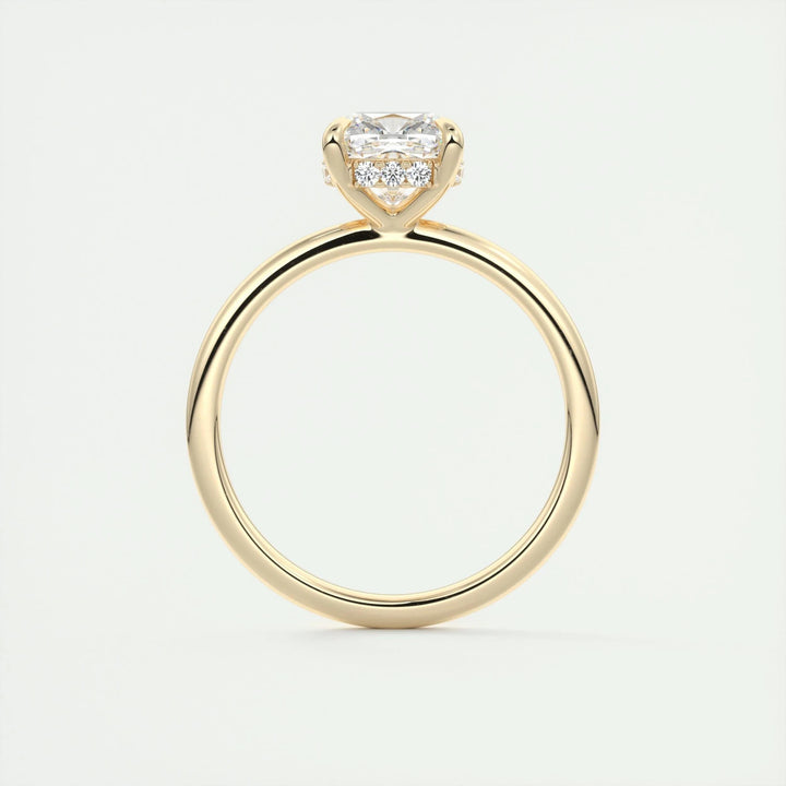 2ct Cushion F- VS1 Lab Grown Diamond Hidden Halo Engagement Ring2ct Cushion F- VS1 Lab Grown Diamond Hidden Halo Engagement Ring