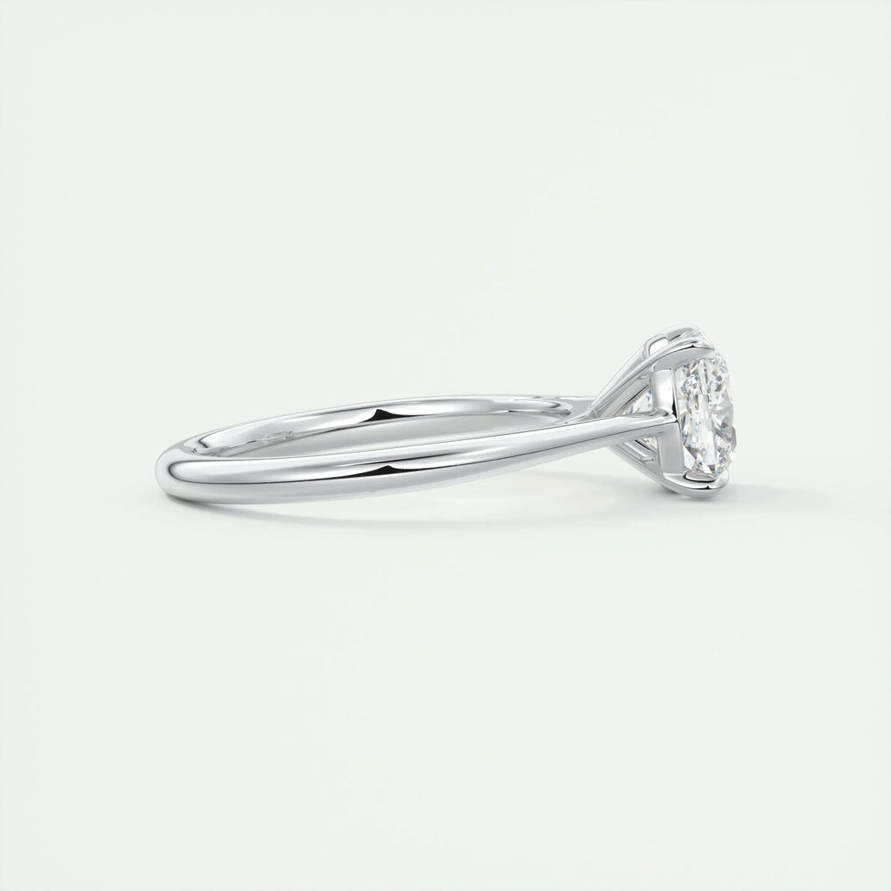 2ct Cushion F- VS1 Lab Grown Diamond Solitaire Engagement Ring