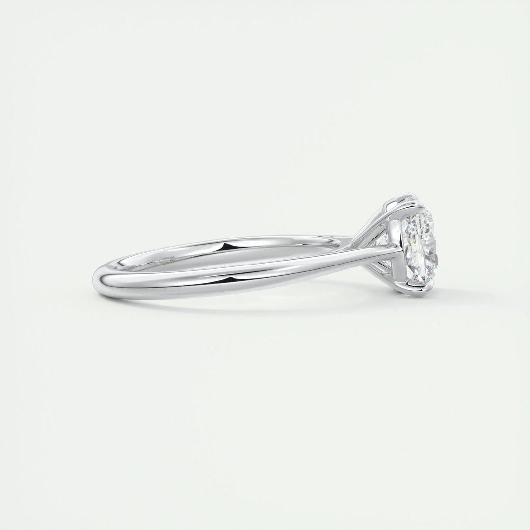2ct Cushion F- VS1 Lab Grown Diamond Solitaire Engagement Ring