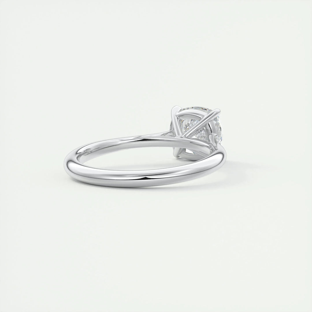 2ct Cushion F- VS1 Lab Grown Diamond Solitaire Engagement Ring