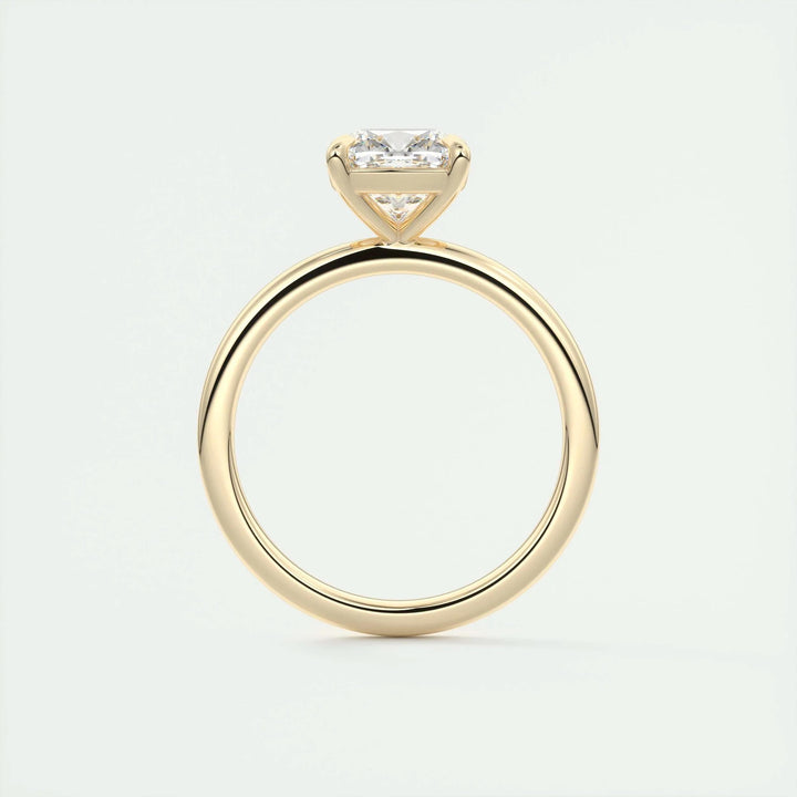 2ct Cushion F- VS1 Lag Grown Diamond Solitaire Engagement Ring