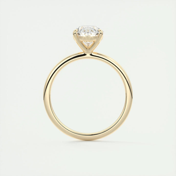 2ct Pear F- VS1 Lag Grown Diamond Solitaire Engagement Ring