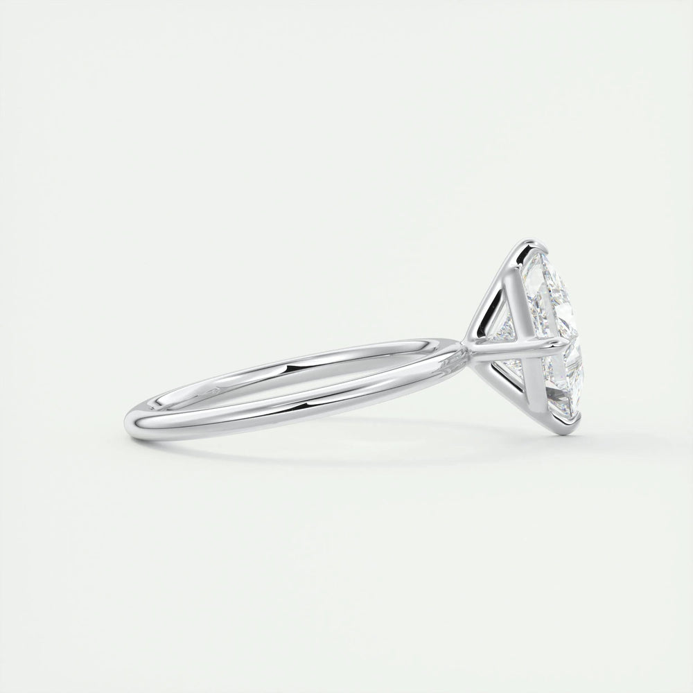 2ct Princess F- VS1 Lag Grown Diamond Solitaire Engagement Ring