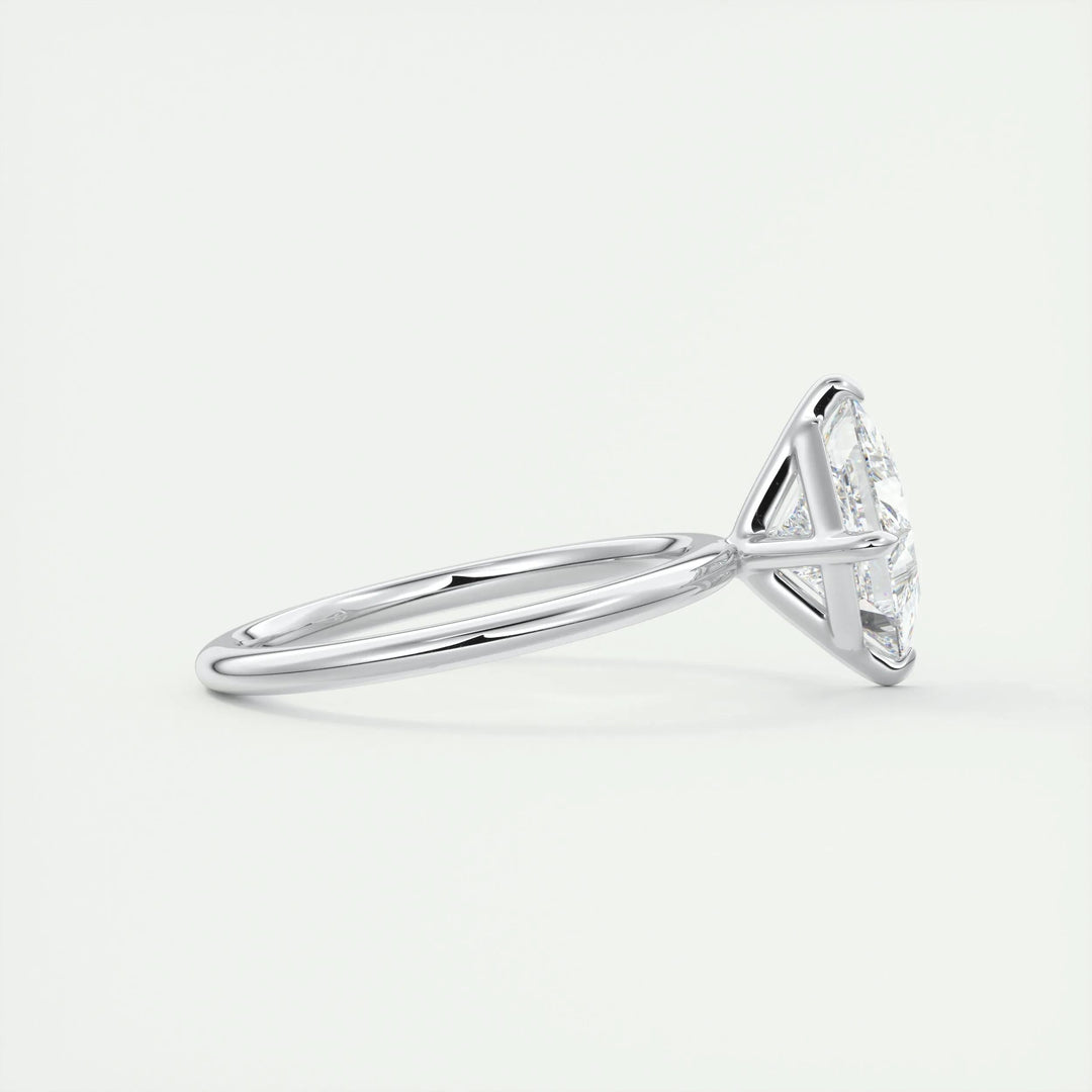 2ct Princess F- VS1 Lag Grown Diamond Solitaire Engagement Ring