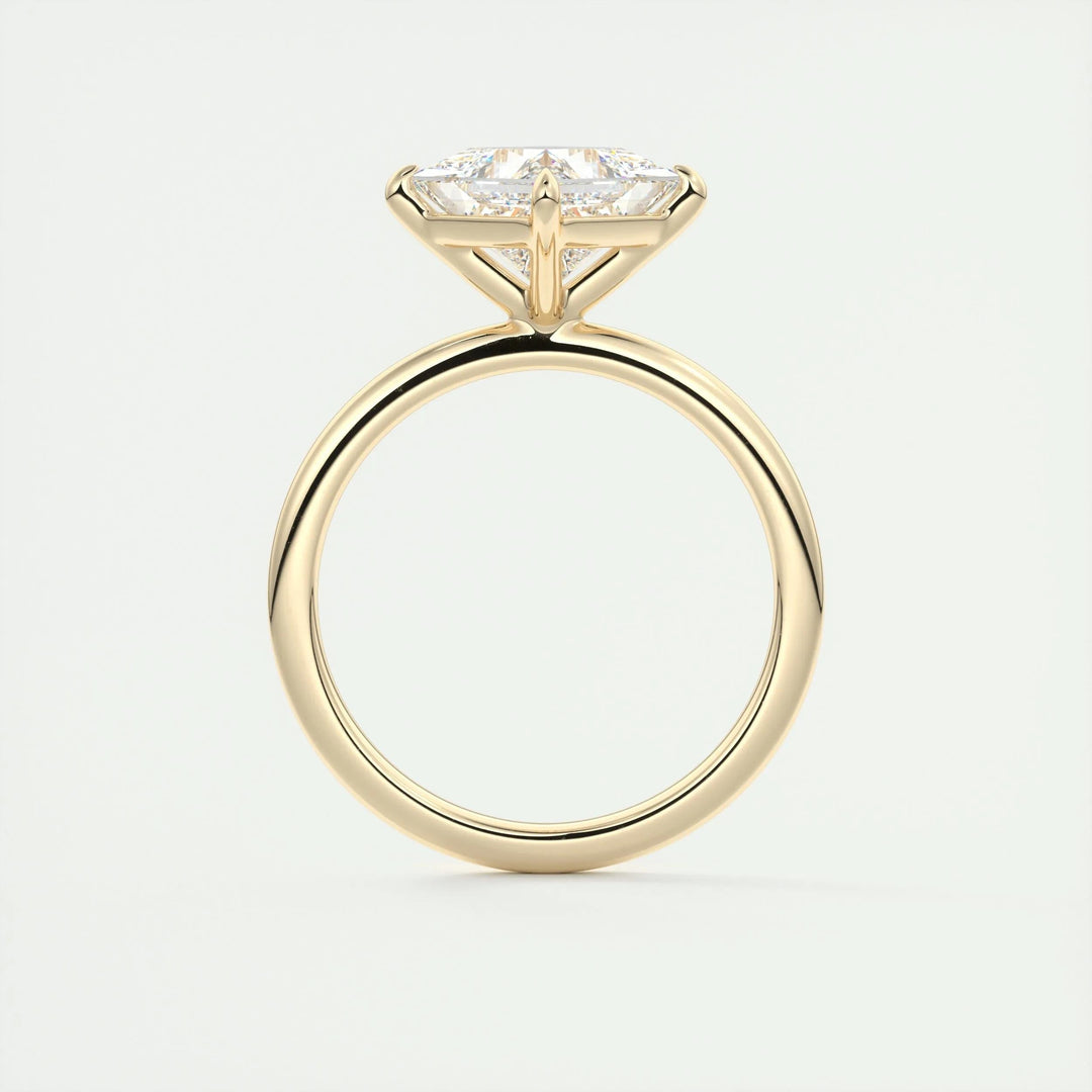 2ct Princess F- VS1 Lag Grown Diamond Solitaire Engagement Ring