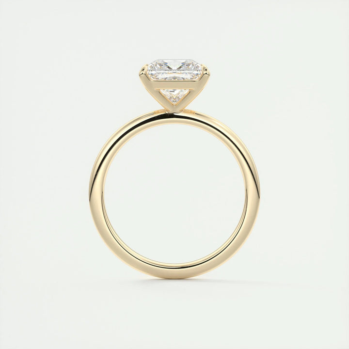 2ct Princess F- VS1 Lag Grown Diamond Solitaire Engagement Ring