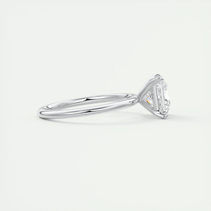 2ct Princess F- VS1 Lag Grown Diamond Solitaire Engagement Ring
