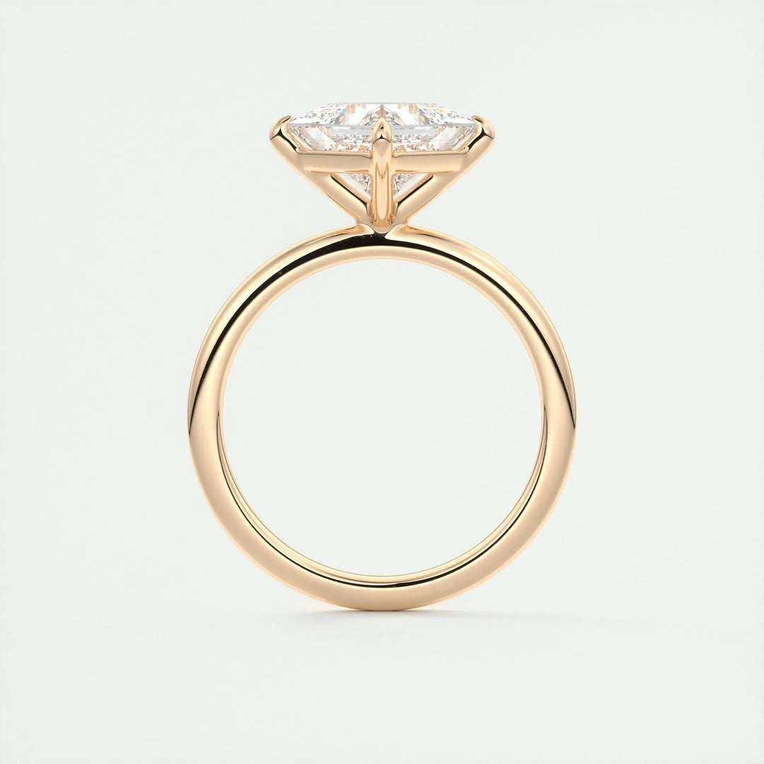 2ct Princess F- VS1 Lag Grown Diamond Solitaire Engagement Ring