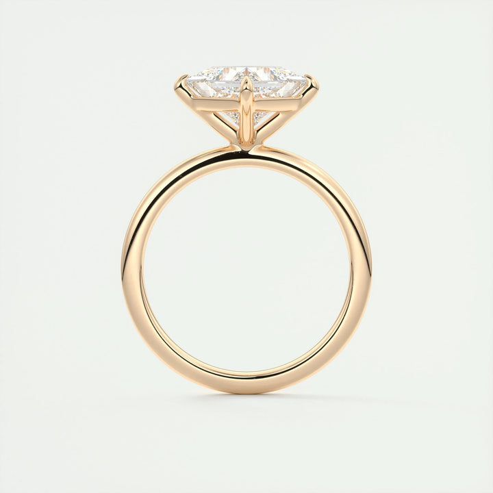 2ct Princess F- VS1 Lag Grown Diamond Solitaire Engagement Ring
