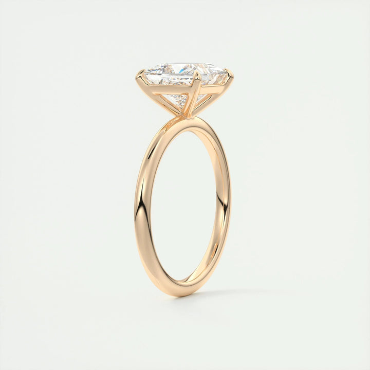 2ct Princess F- VS1 Lag Grown Diamond Solitaire Engagement Ring