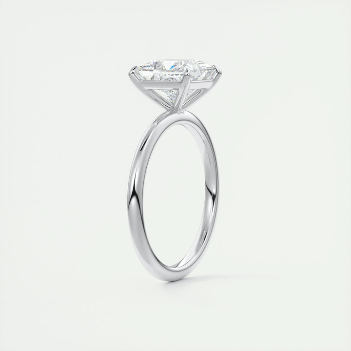 2ct Princess F- VS1 Lag Grown Diamond Solitaire Engagement Ring