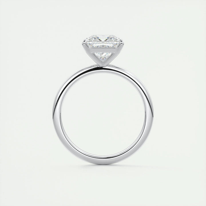 2ct Princess F- VS1 Lag Grown Diamond Solitaire Engagement Ring