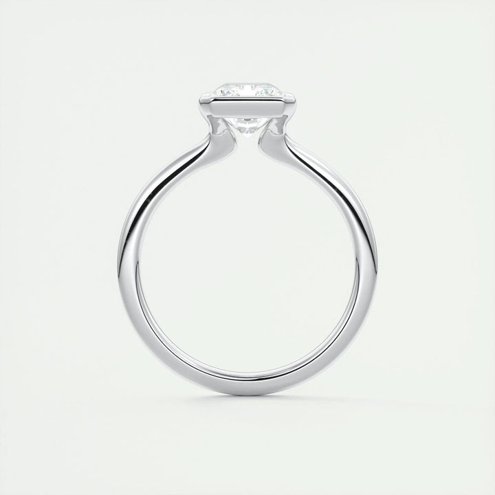 2ct Radiant F- VS1 Lab Grown Diamond Solitaire Engagement Ring