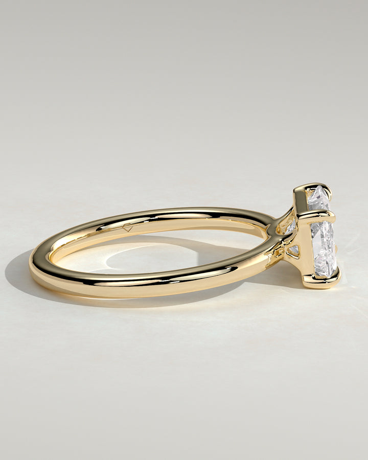 2ct East West radiant solitaire