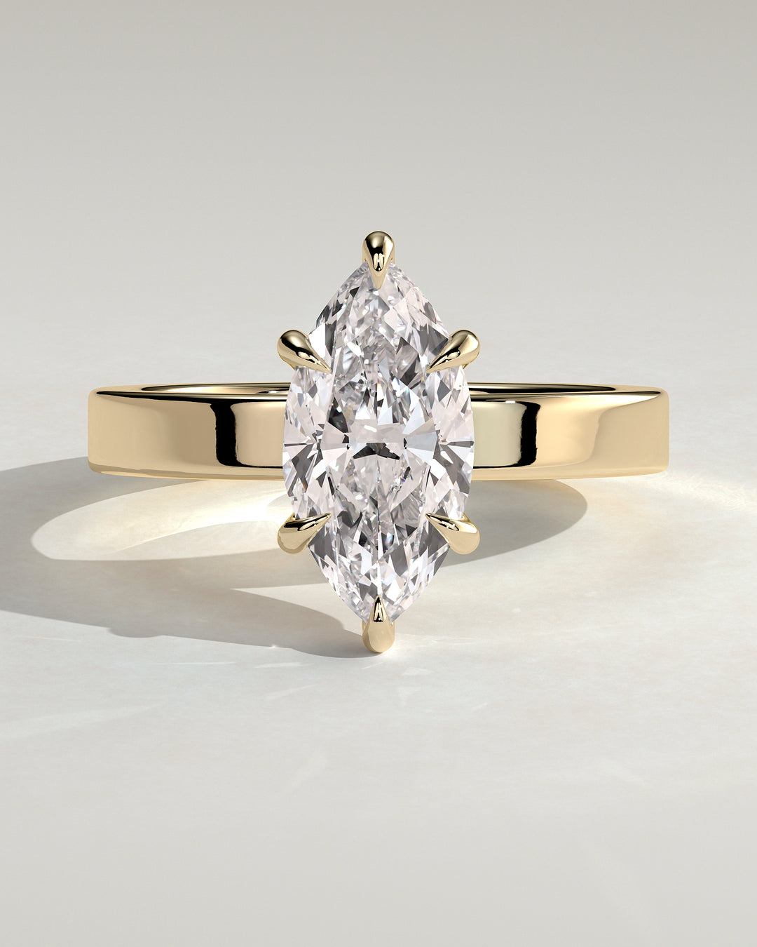 2ct Marquise Hidden Halo Engagement Ring
