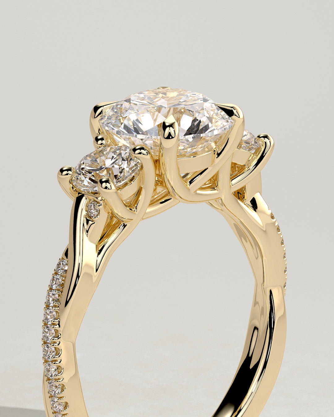 2ct Round Lab Diamond Ring