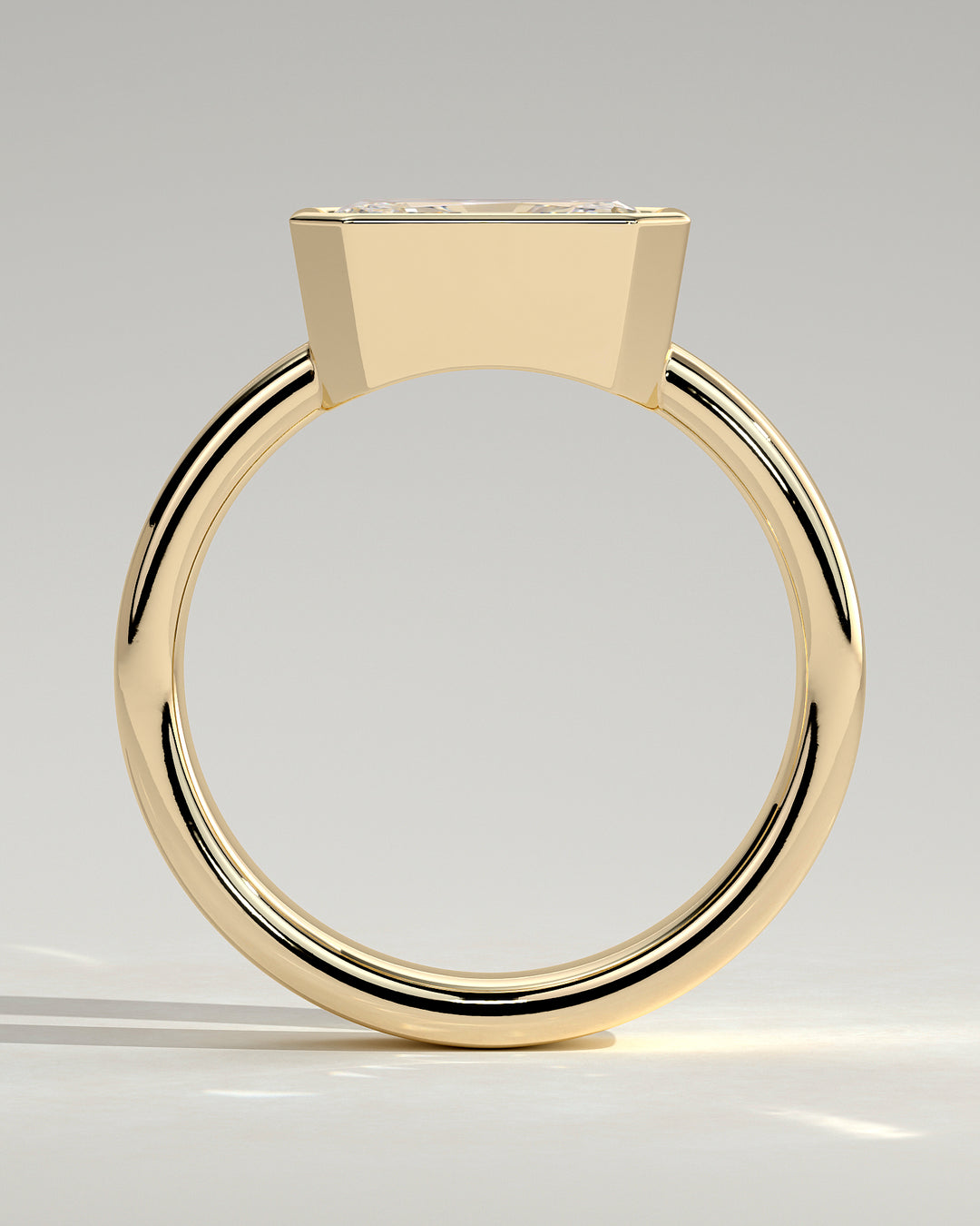 2ct east-west radiant engagement ring