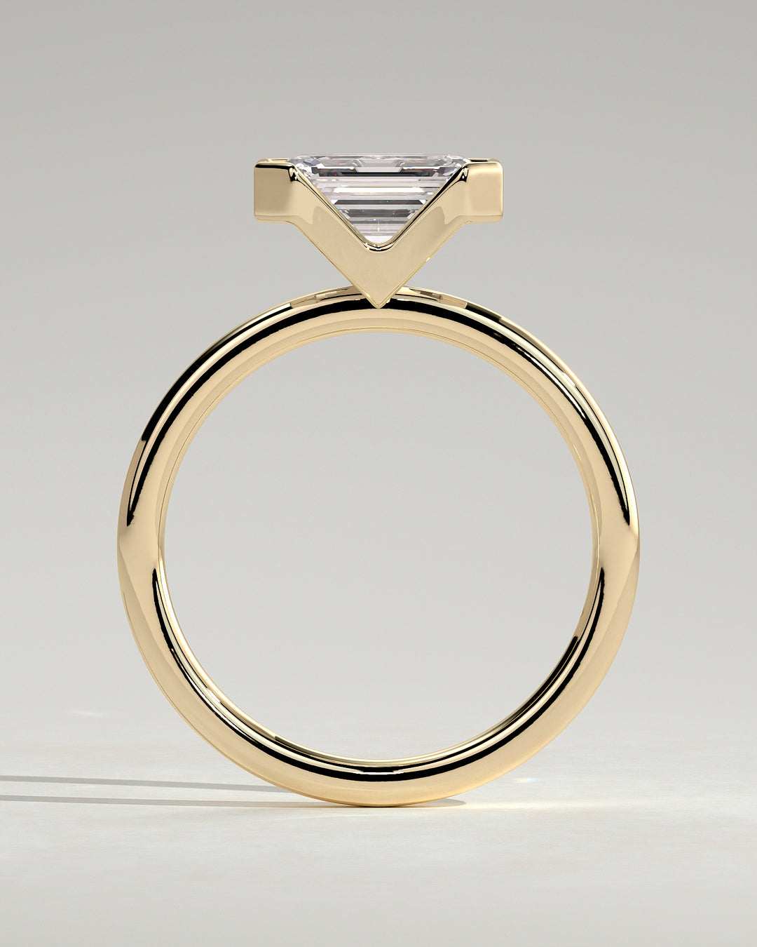 2ct emerald cut engagement ring