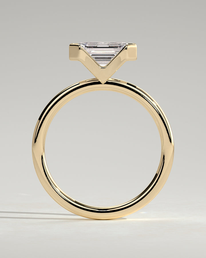 2ct emerald cut engagement ring