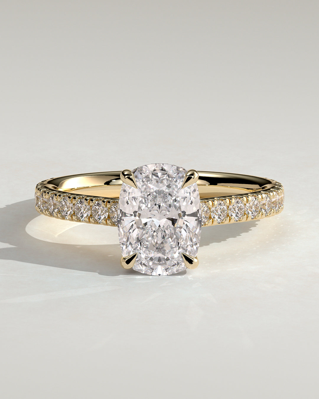 2ct pave engagement ring
