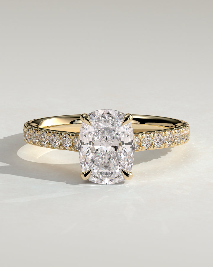 2ct pave engagement ring