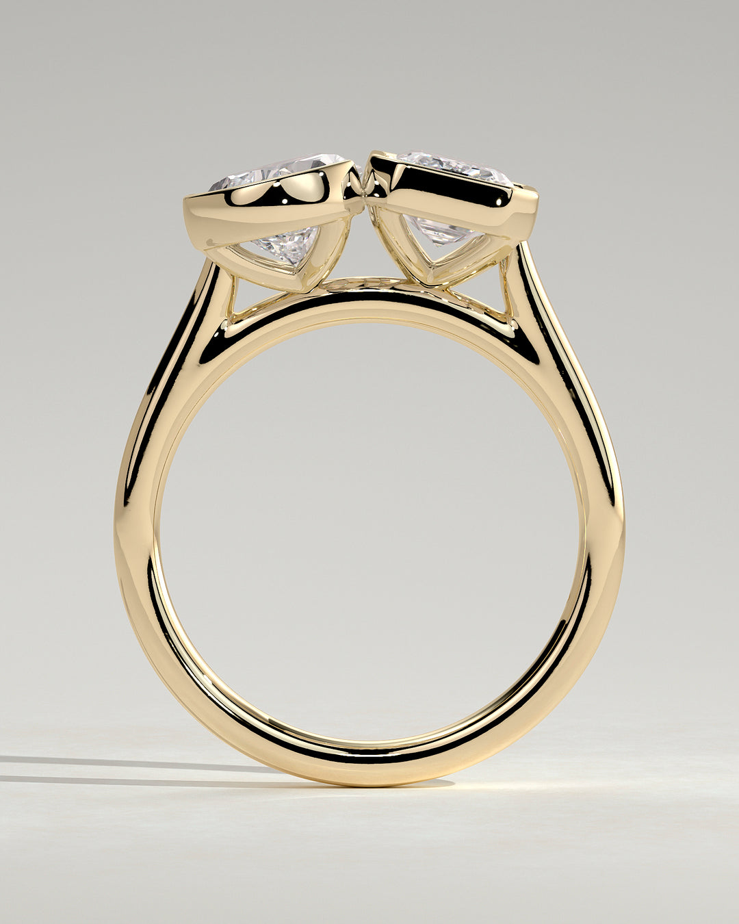 3.0ct pear lab diamond ring