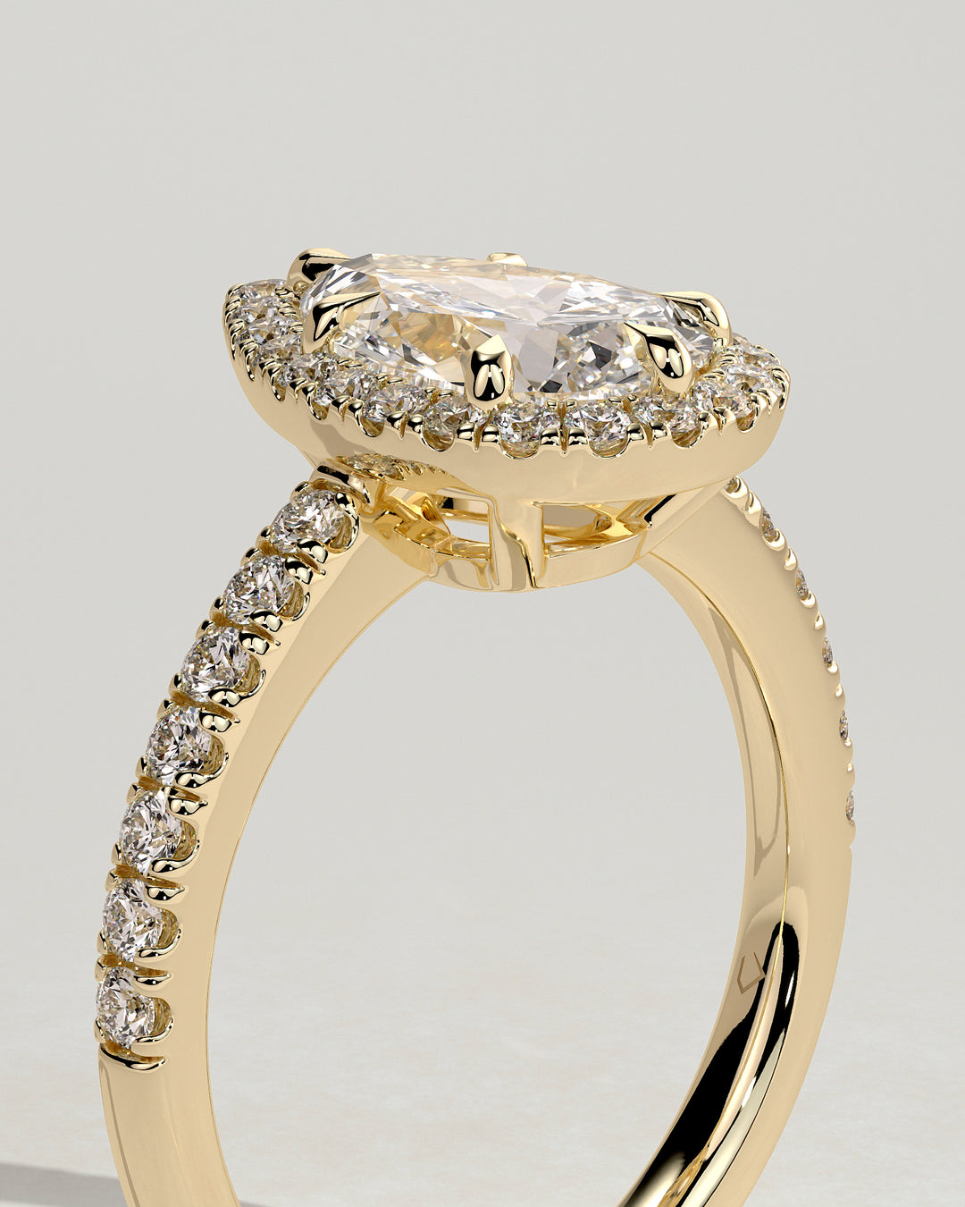 3ct pear engagement ring
