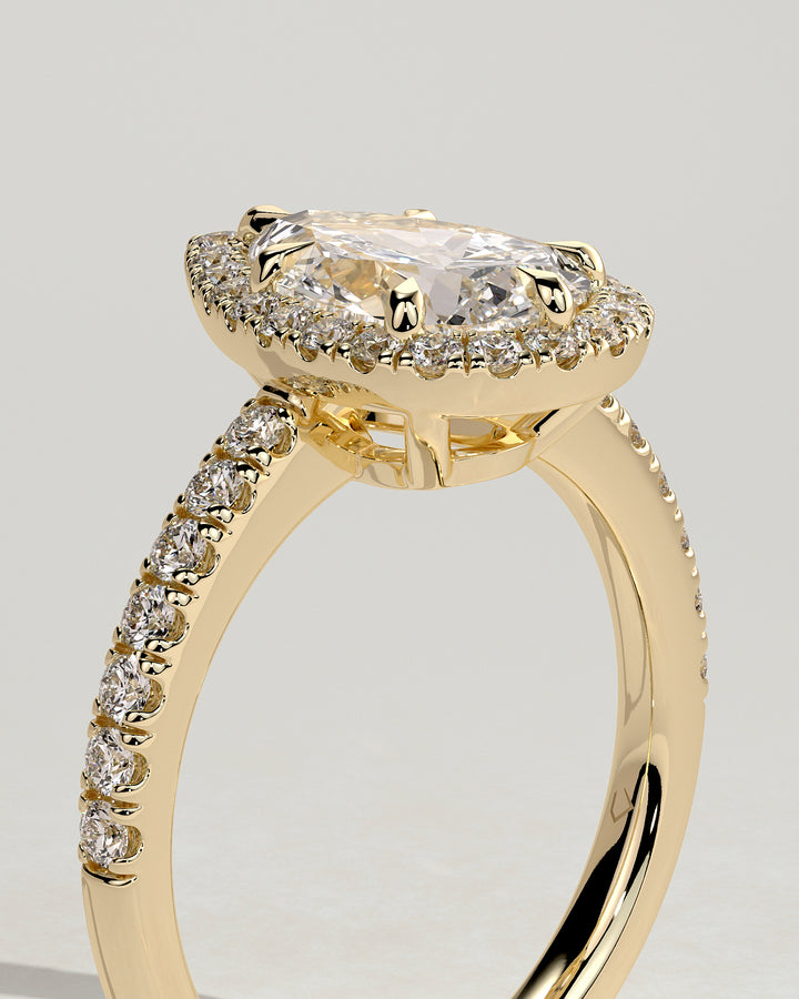 3ct pear engagement ring