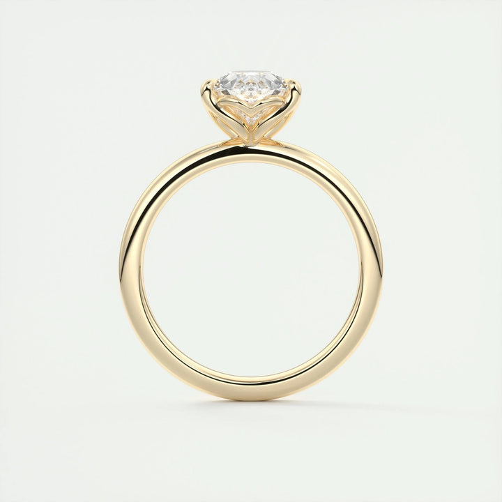 2ct Pear F- VS1 Diamond Solitaire Engagement Ring