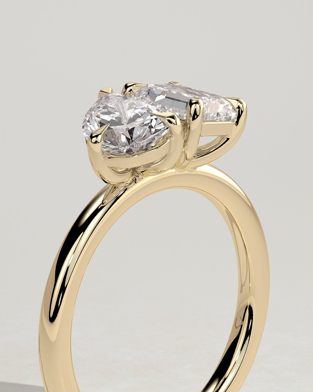 Alternative bridal ring style
