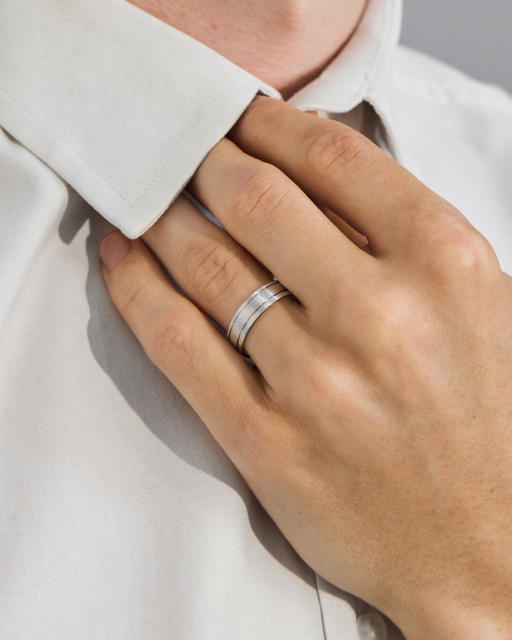 Architect wedding band
