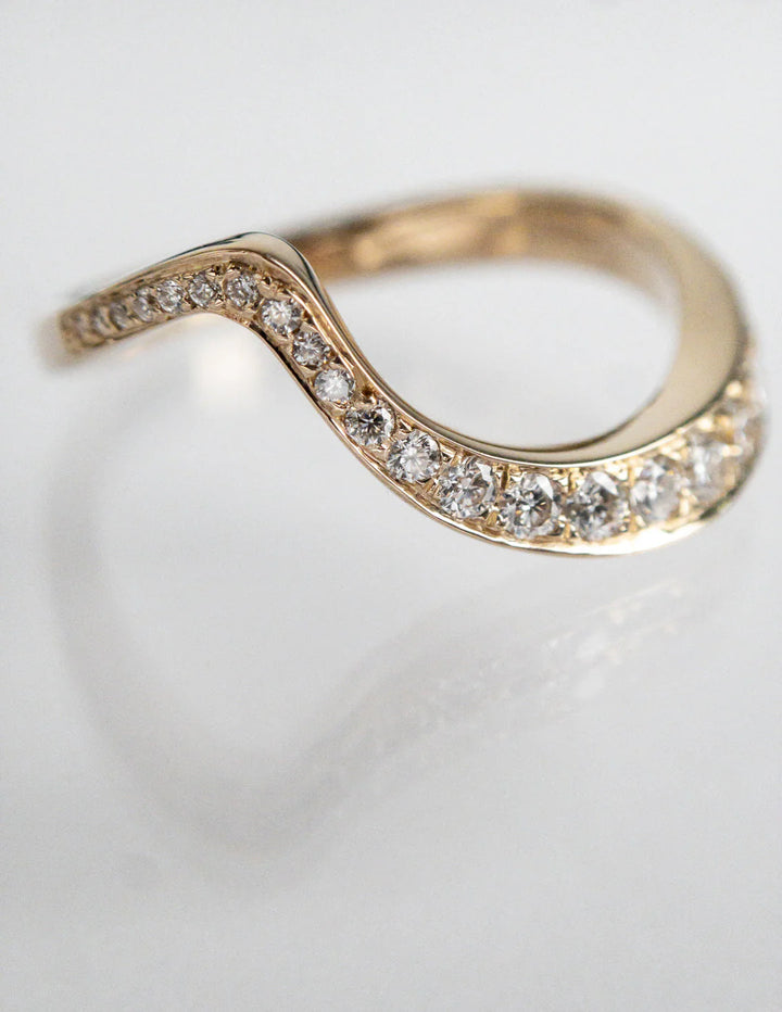 1.0CT-2.0CT Pear East West E/VS CVD Diamond Tension Style Engagement Ring With Matching Classic Band