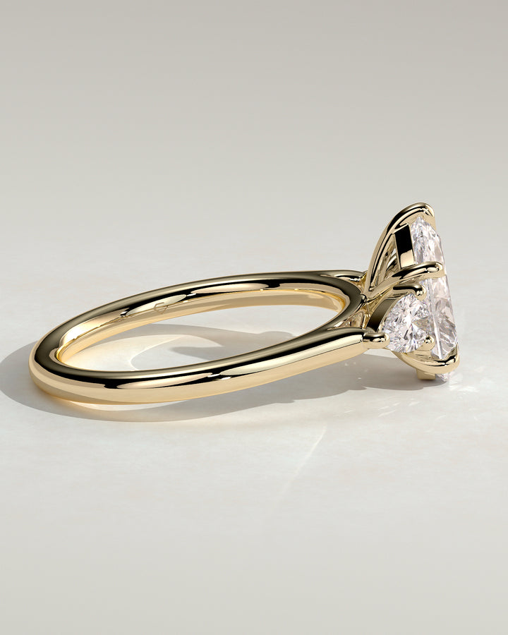 CVD lab grown diamond ring