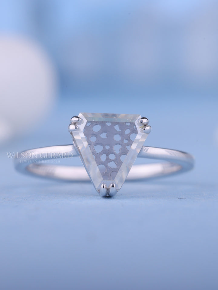 1.0CT Claf E/VS1 Lab Grown Diamond Solitaire Engagement Ring