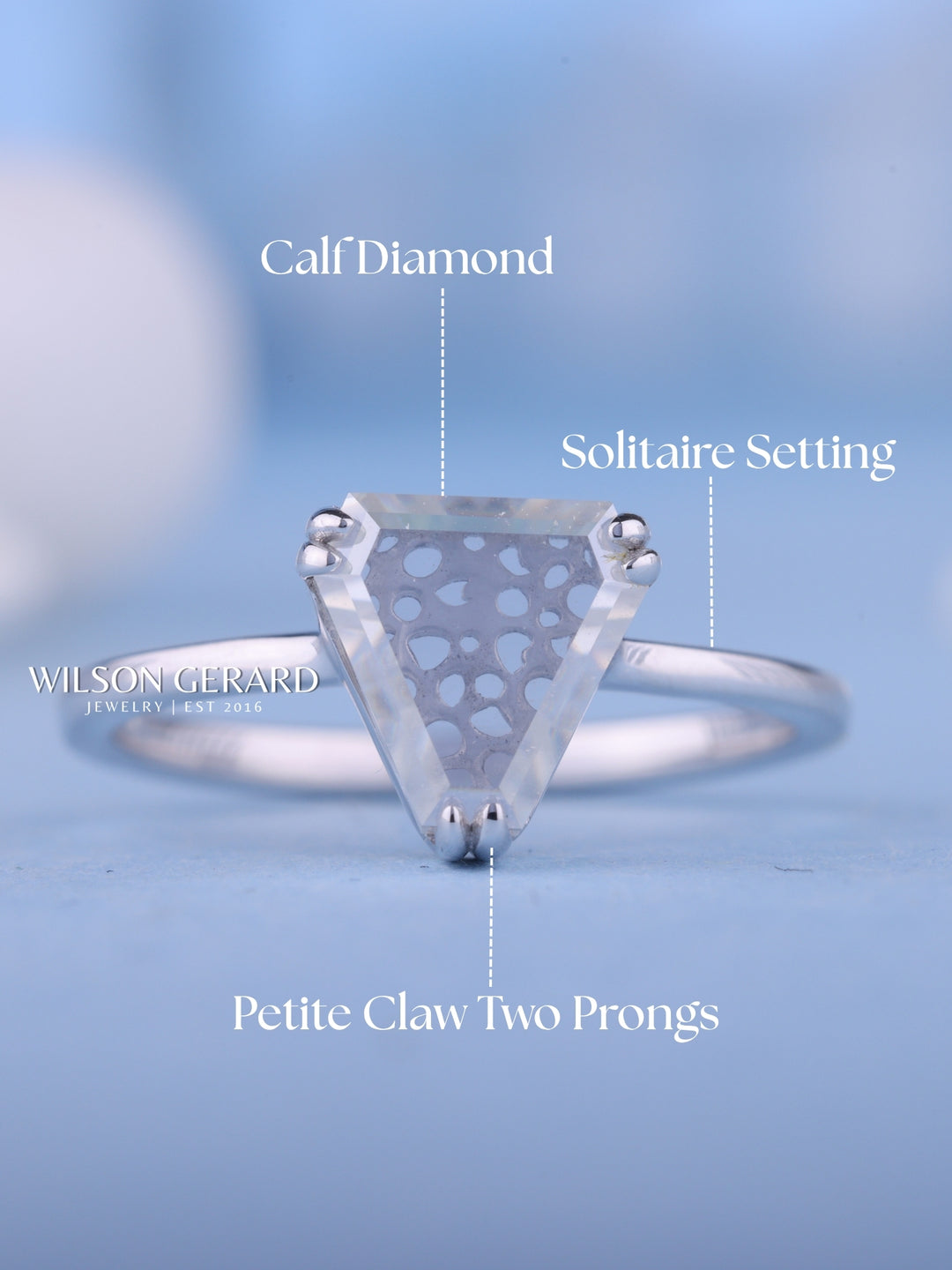 1.0CT Claf E/VS1 Lab Grown Diamond Solitaire Engagement Ring