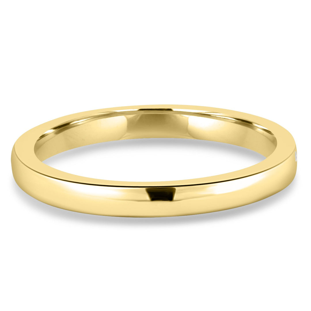 Channel set diamond band